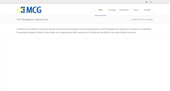 Desktop Screenshot of mcg-group.com