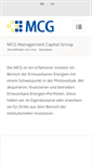 Mobile Screenshot of mcg-group.com